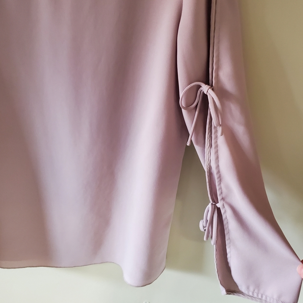Wilfred S Whimsigoth Feminine Romantic Dainty Contemporary Pastel Chiffon Blouse - Picture 13 of 16